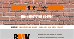 Desktop Screenshot of halle-101.de